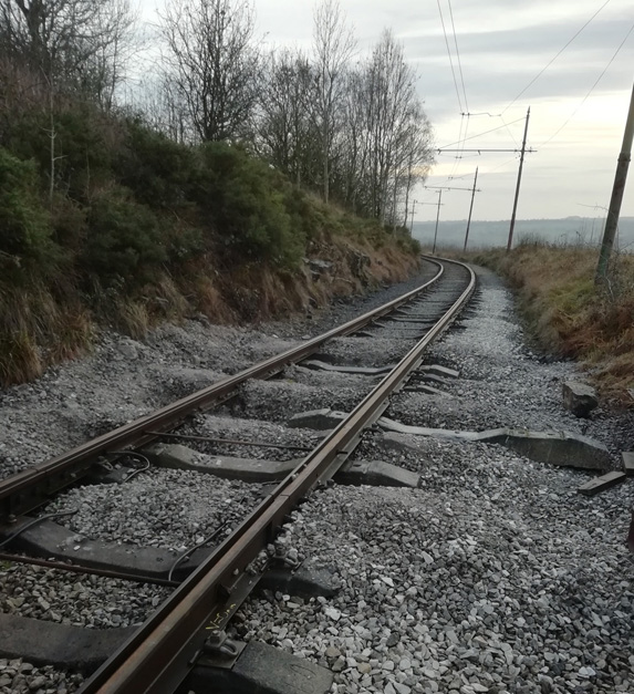 Track at Glory Mine