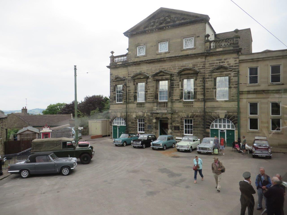 Austin A40 Farina Club at Crich Tramway Village 1